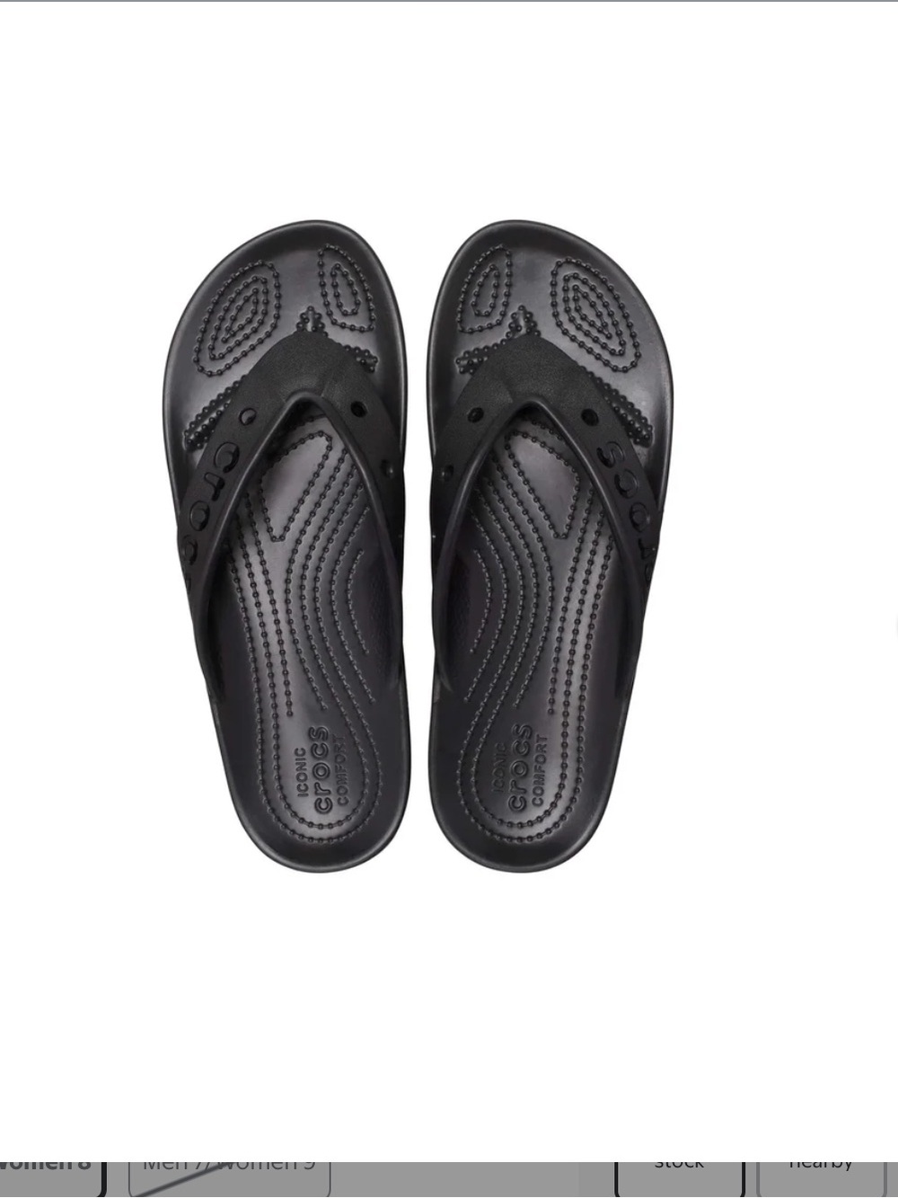Crocs Men's and Women's Unisex Baya II Flip Sandals size 8/6 NWT
